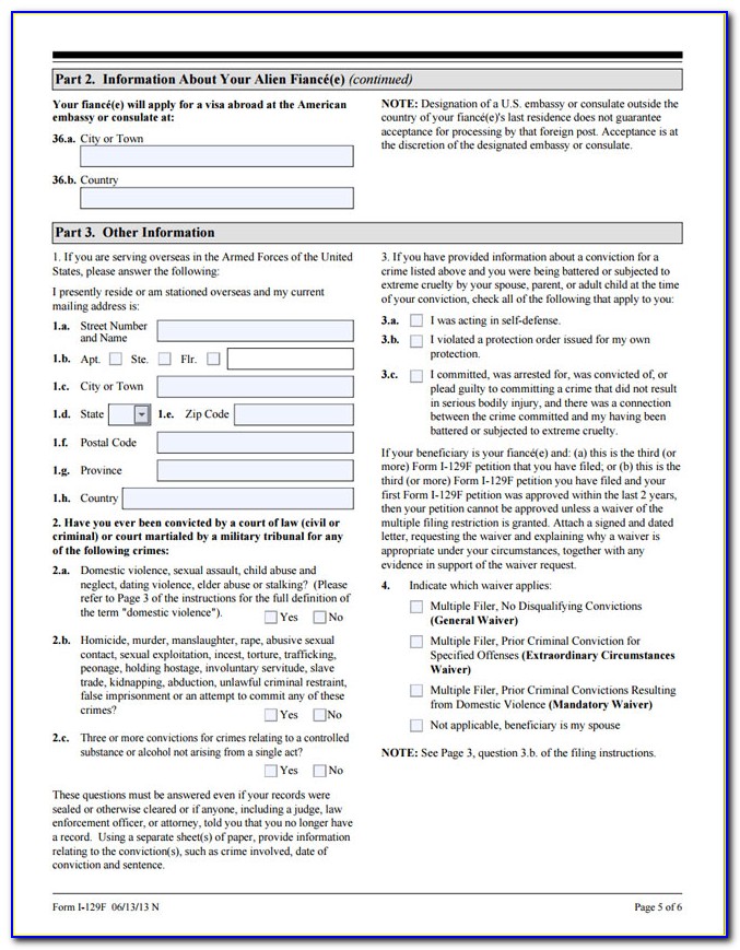 Fiance Visa Documents Form Resume Examples J3DWWQxDLp