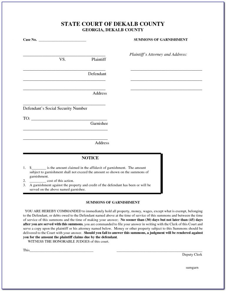printable divorce forms for georgia form resume