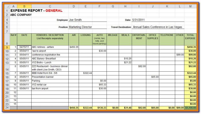 How To Create Monthly Expense Report In Excel