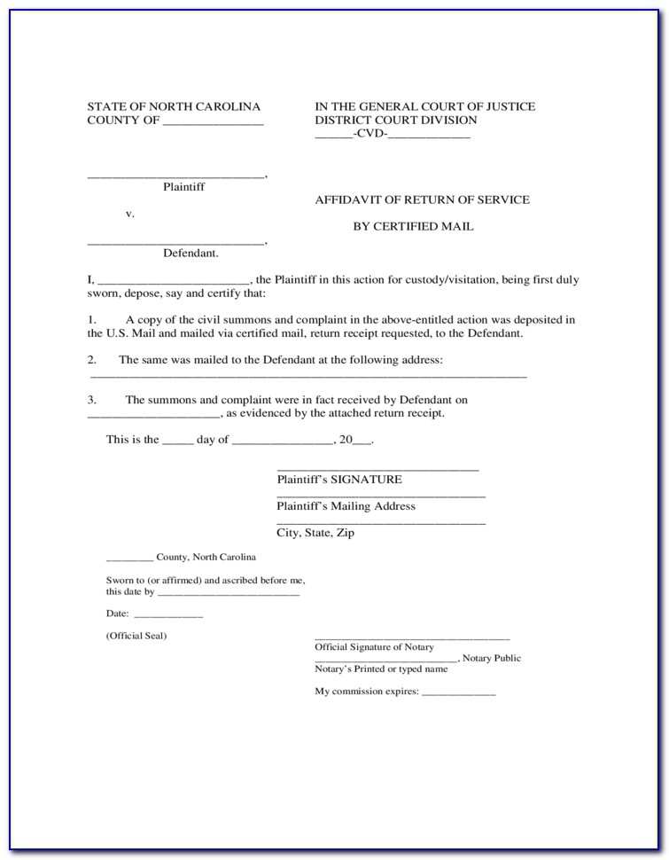North Carolina Emergency Custody Forms Form Resume Examples enk6yzjObv