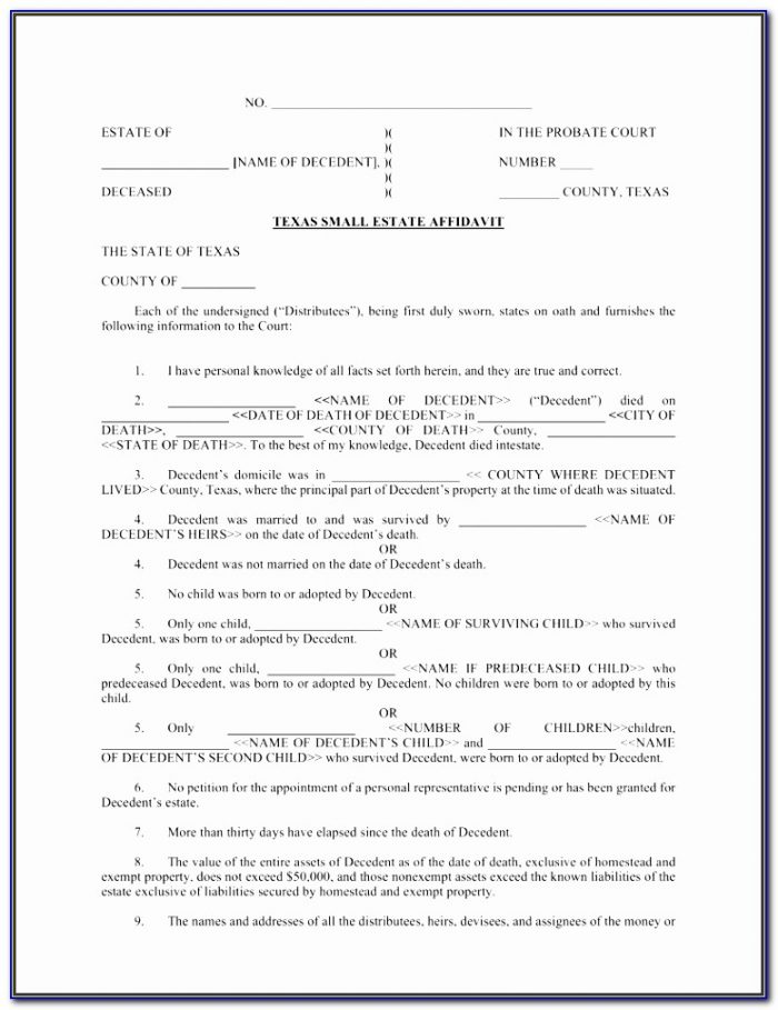 small-estate-affidavit-form-harris-county-texas-form-resume