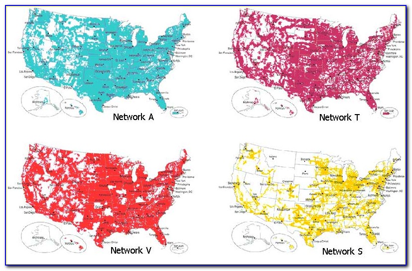 Best Cell Phone Service Coverage Maps