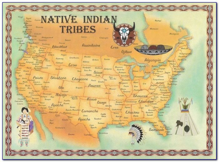 Map Of Native American Tribes Before Colonization 700x520 