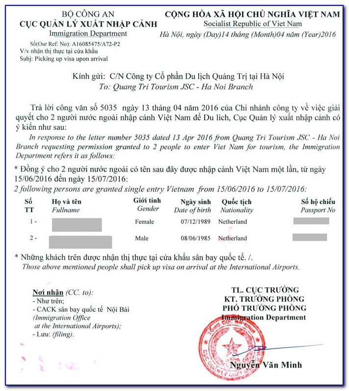Vietnam Visa Application Form | Embassy Of Vietnam In Czech - Form ...