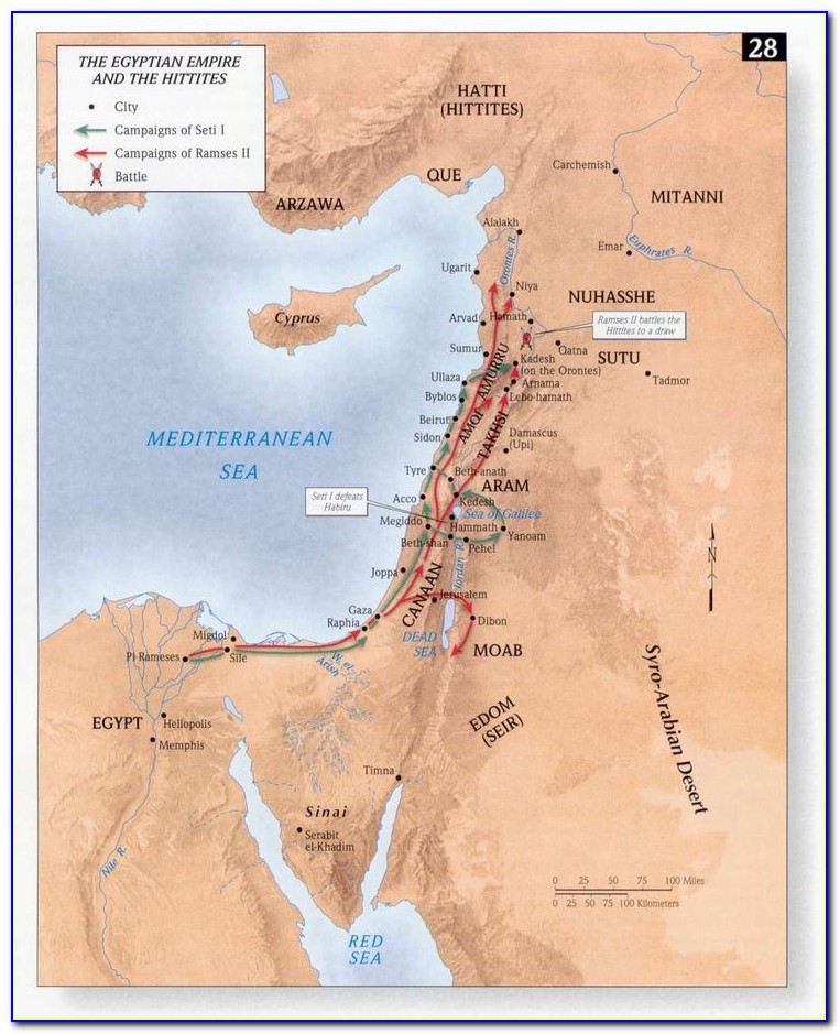 Biblical Jericho Map