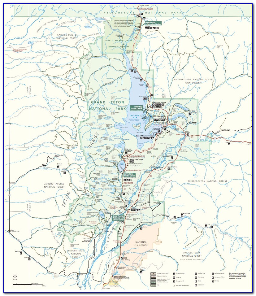 Yellowstone Grand Teton Loop Map - Maps : Resume Examples #YL5z7rZOzV