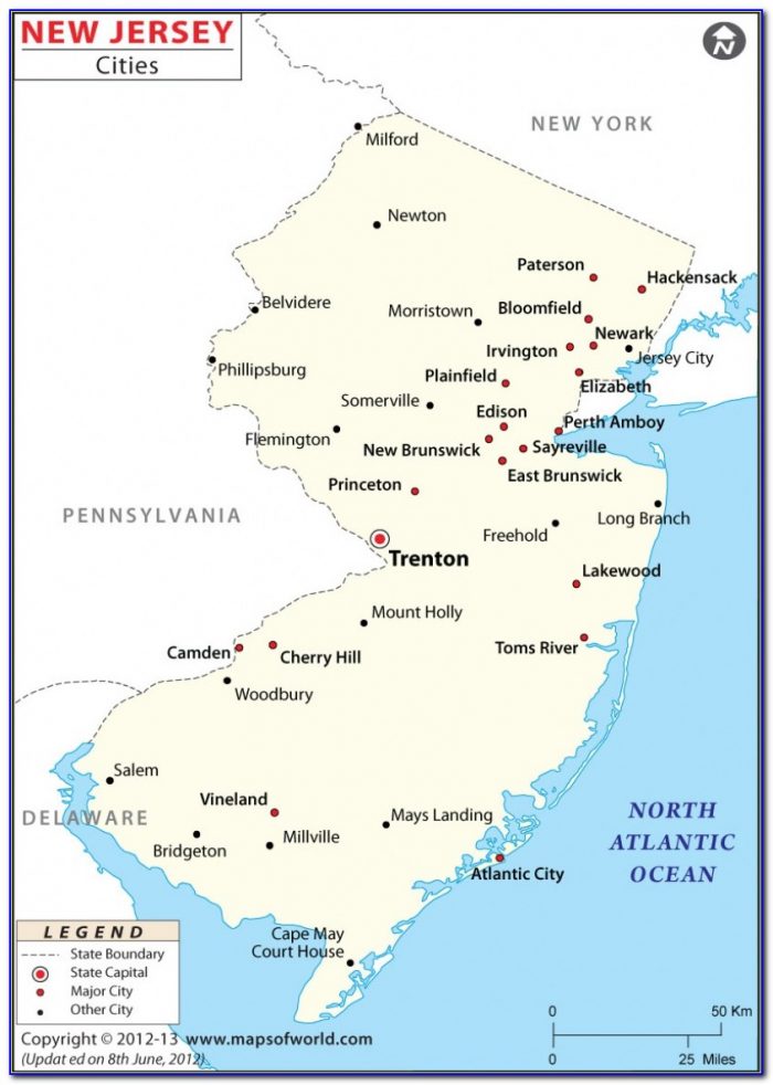 Map Of New Jersey Townships - Maps : Resume Examples #mL52EVNDXo