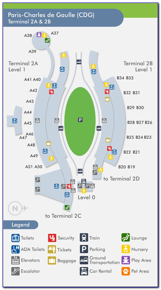 Charles De Gaulle Airport Terminal 2 Map | My XXX Hot Girl