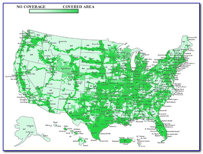 Map Of Sprint Cell Phone Coverage