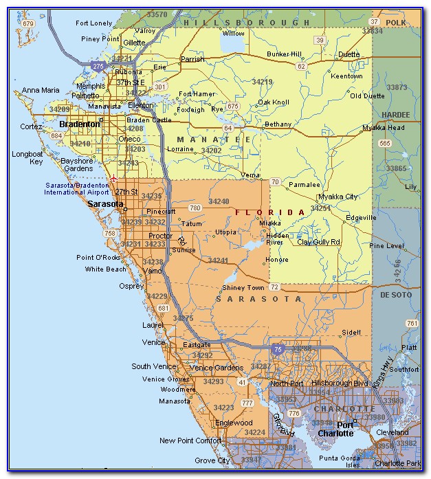 Sarasota Fl Map - Maps : Resume Examples #EAkw9rB5gY
