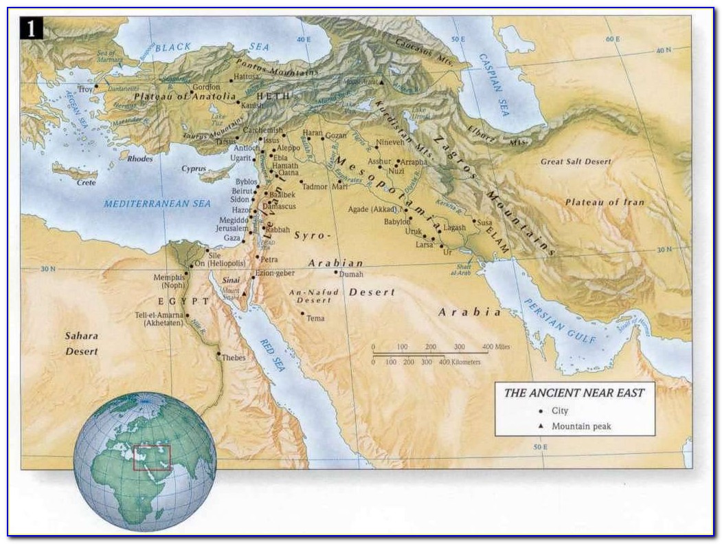 Land Of Uz Bible Maps