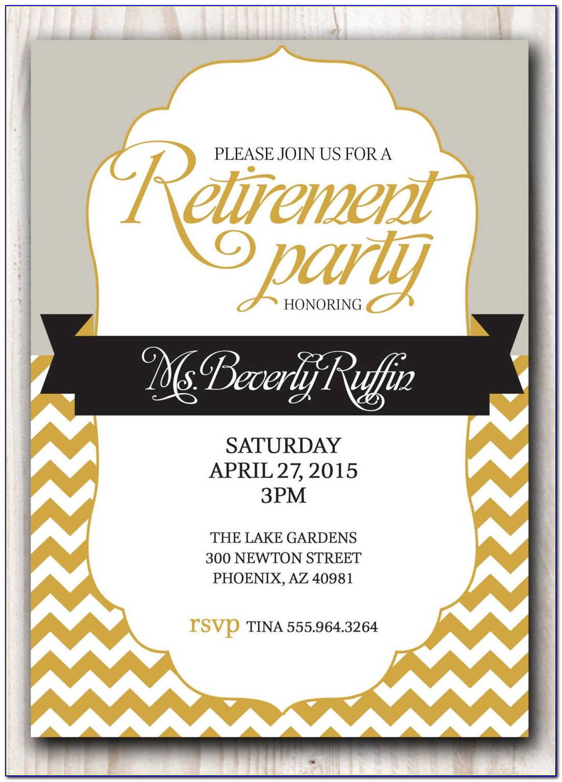 Retirement Party Invitation Template Ms Word Free