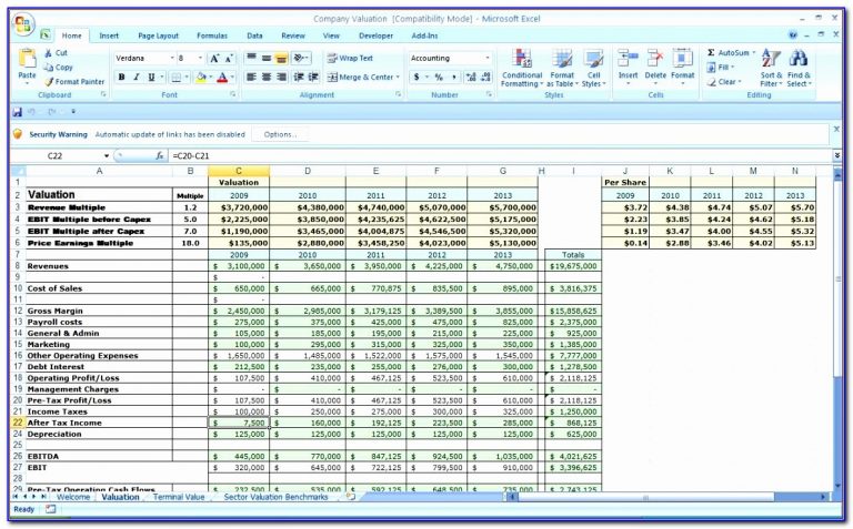 forecasting in excel for mac