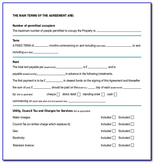 Tenancy Agreement Template Free Download Malaysia Template Resume 