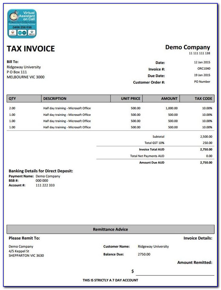 Xero Custom Invoice Template Fields - Invoices : Resume Examples # ...