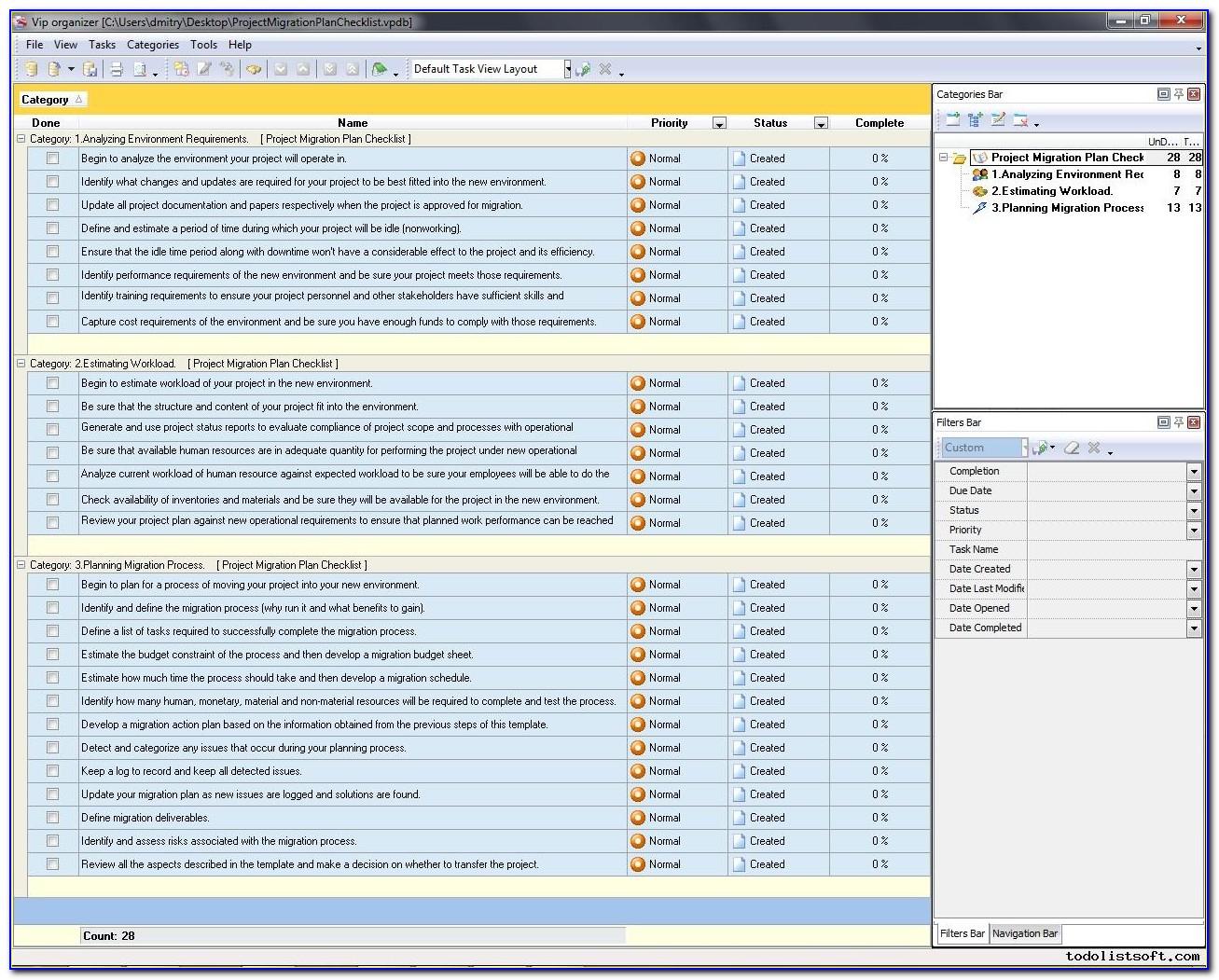 Sharepoint Migration Plan Template Excel