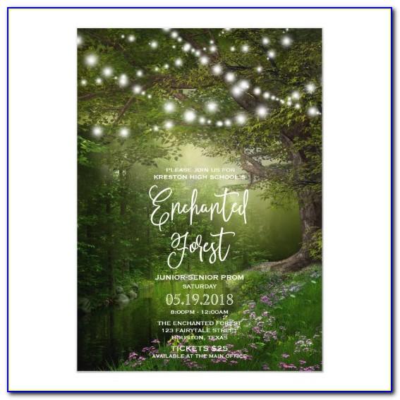 Enchanted Forest Invitation Template Free - Template : Resume Examples ...
