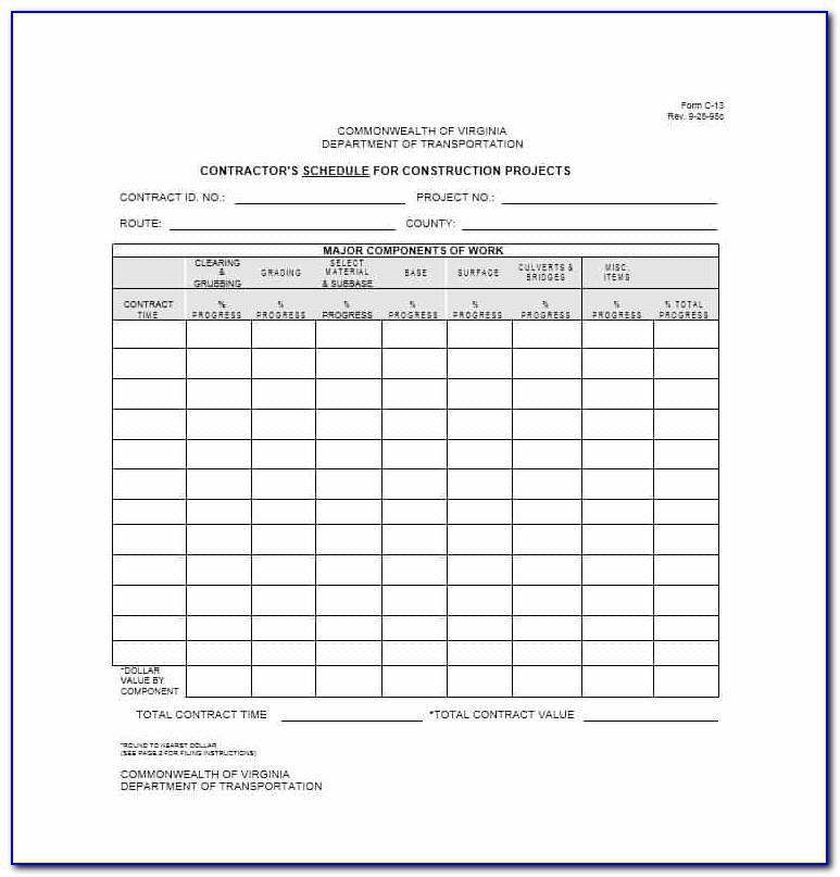 Construction Draw Schedule Template Excel Template Resume Examples Vrogue