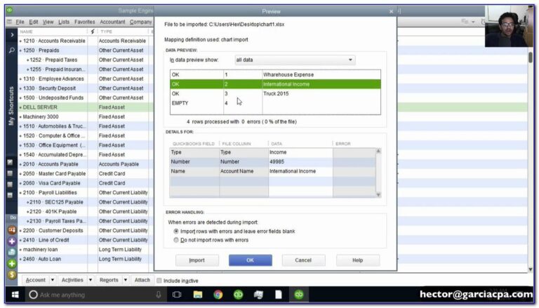import credit card transactions into quickbooks desktop from iif