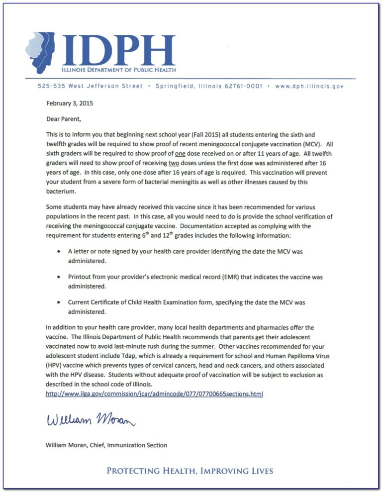 sample letter for religious exemption vaccinations