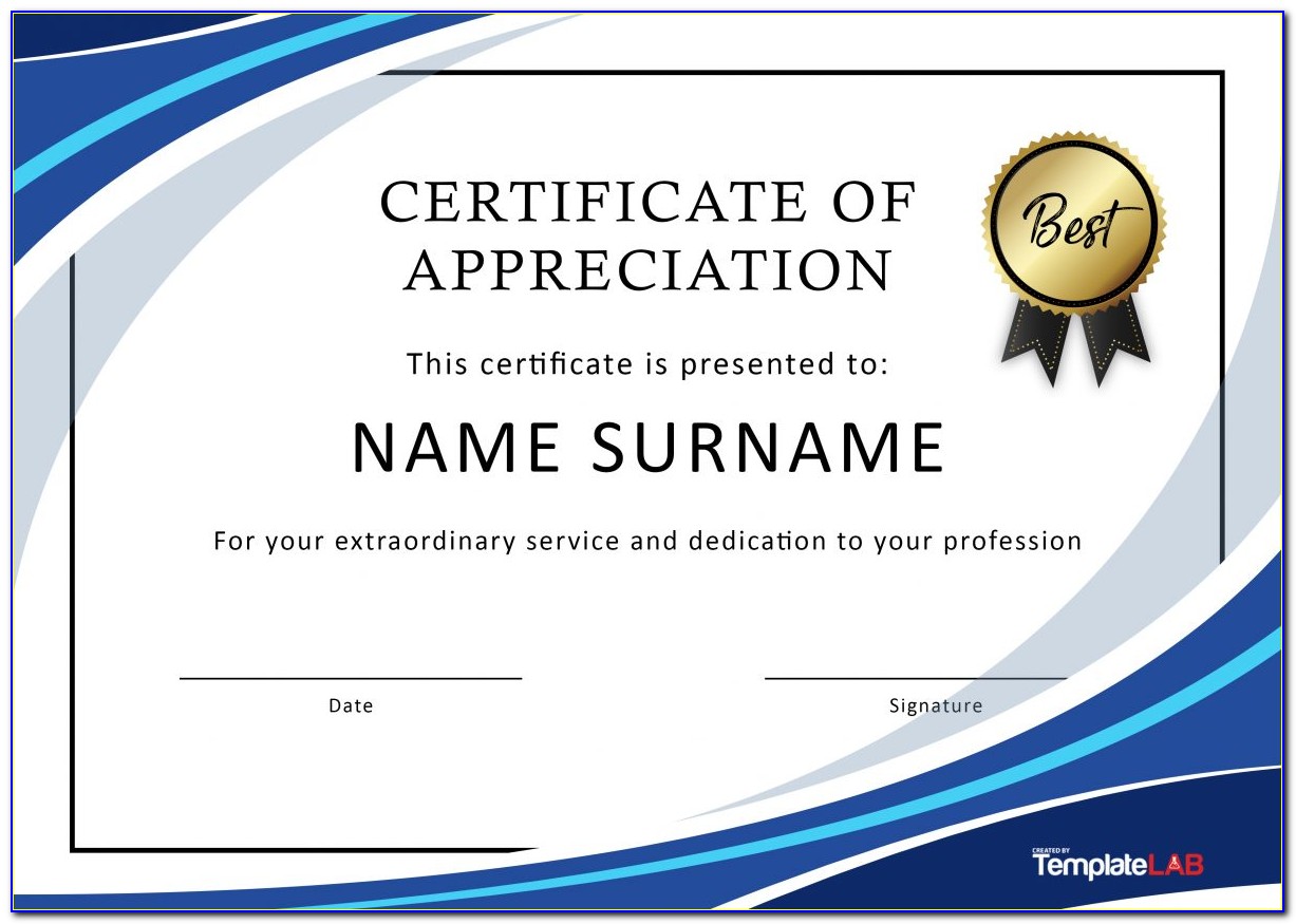 Certificate Of Appreciation Sample For Guest Speaker