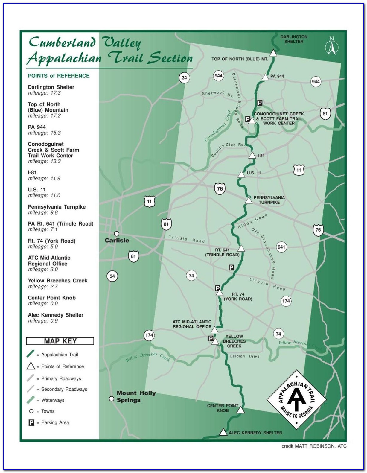 Appalachian Trail Map Georgia Pdf