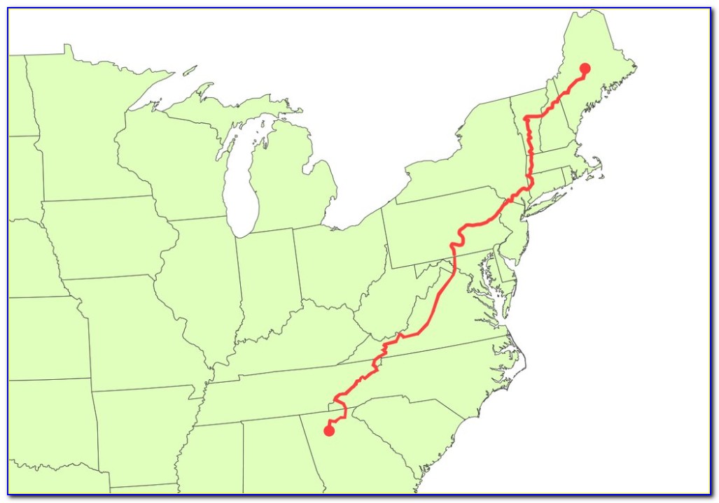 Appalachian Trail Map Nc Pdf